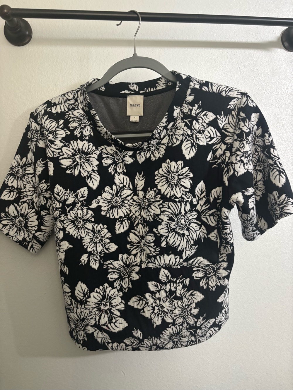 Maeve Floral Sweater Top